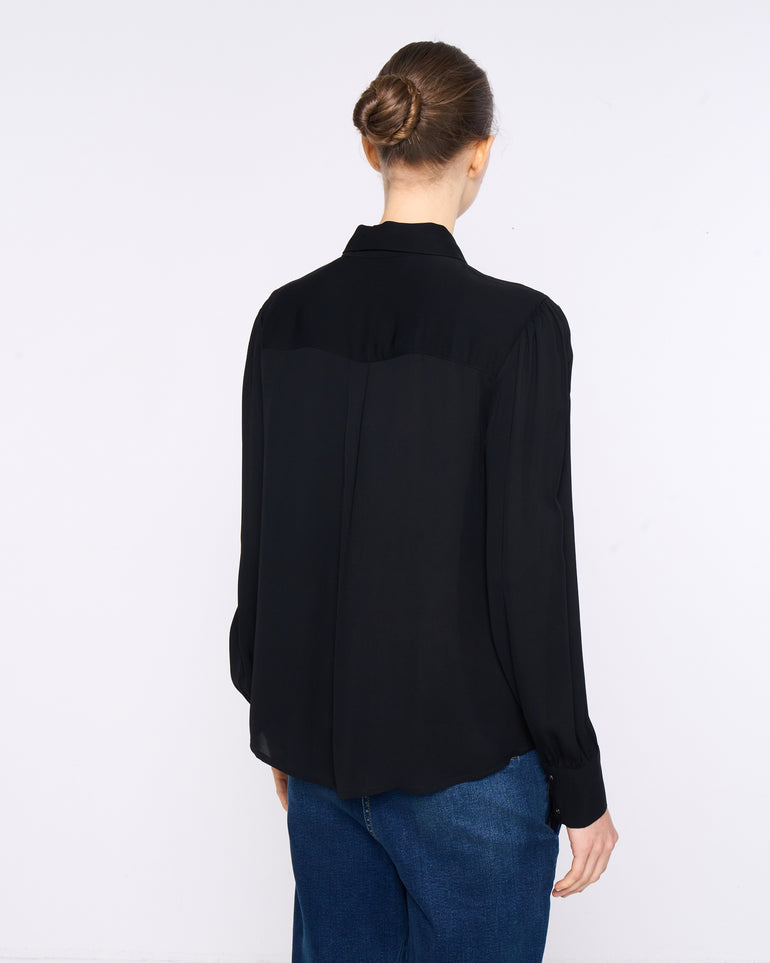 Silvian Heach Camicia con fiocco In Linea