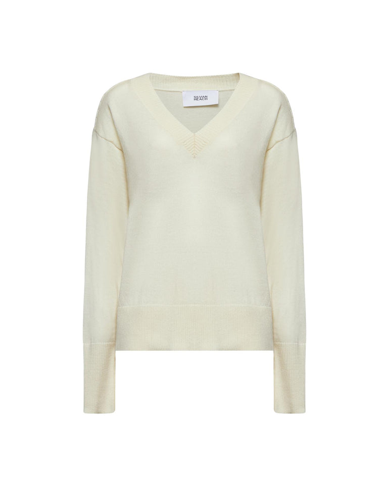 Silvian Heach Maglia con profondo scollo a V Spedizione Gratuita
