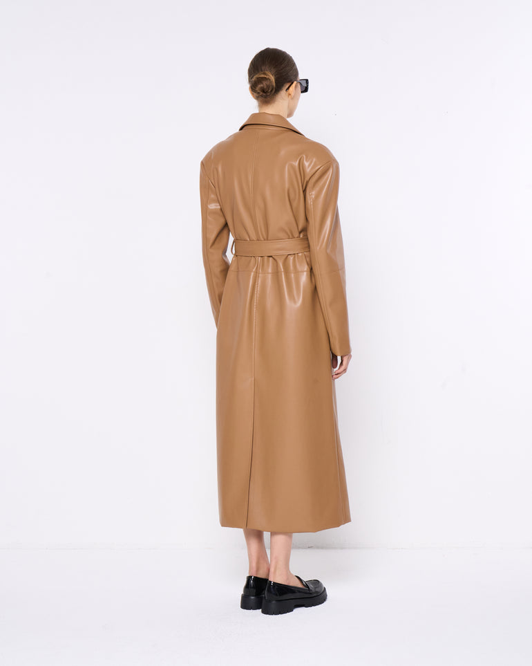 Silvian Heach Giacca lunga in ecopelle Promozione Limitata