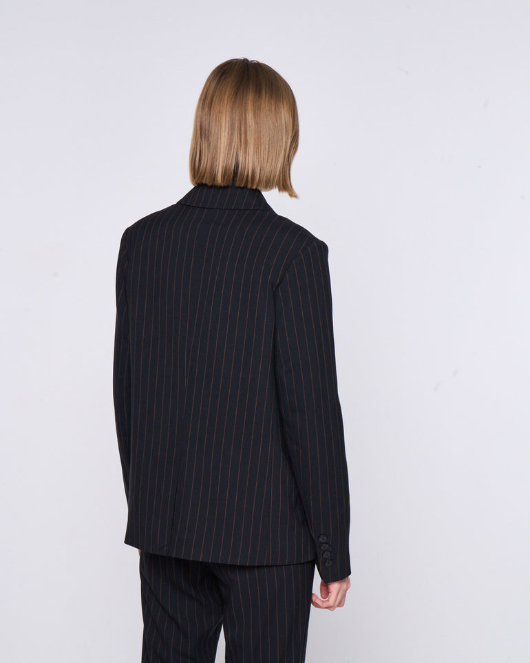 Silvian Heach Blazer monopetto gessato Saldi Di Fabbrica