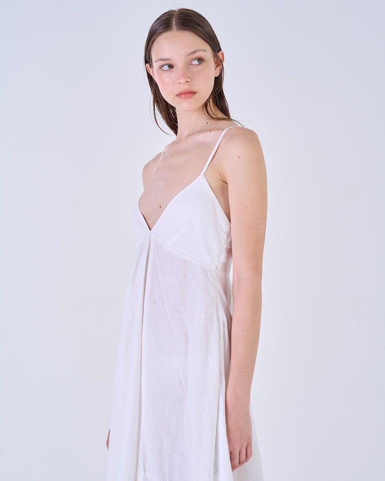 Silvian Heach Abito sottoveste in lino Sconto