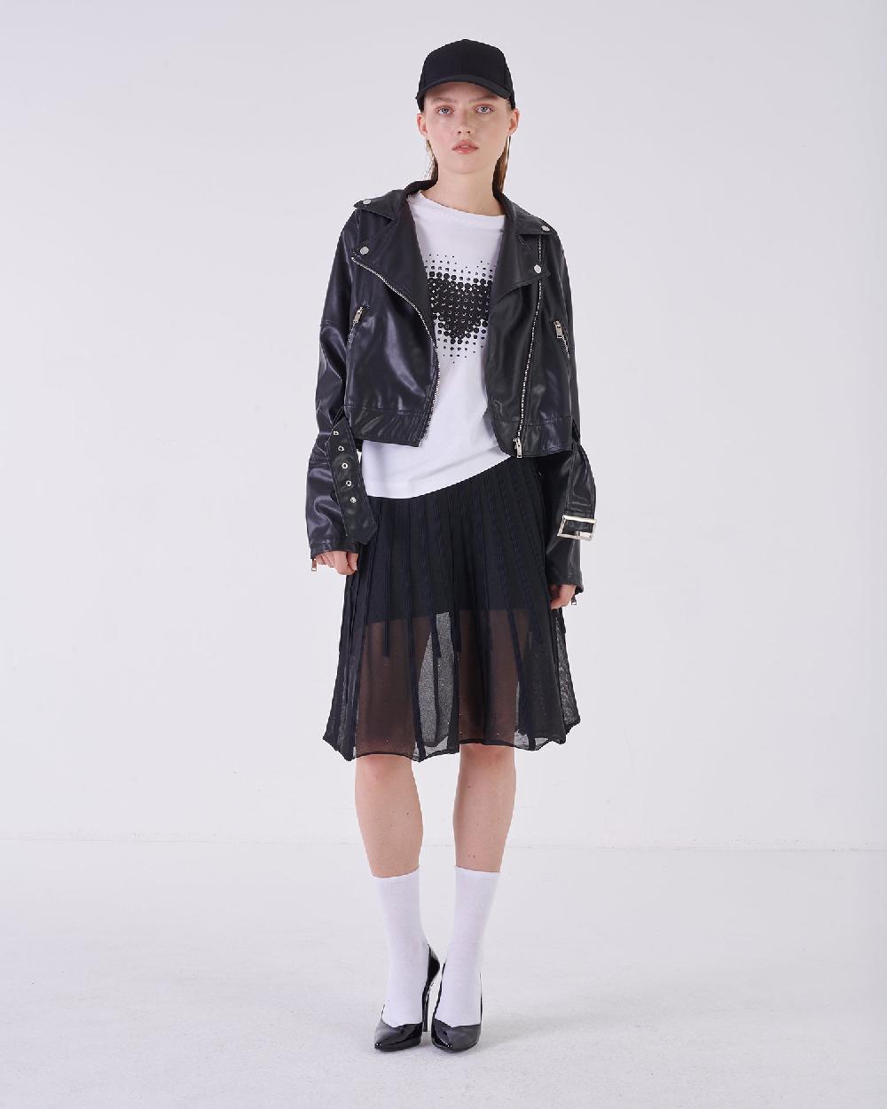 Silvian Heach T-shirt con stampa a cuore Grande vendita