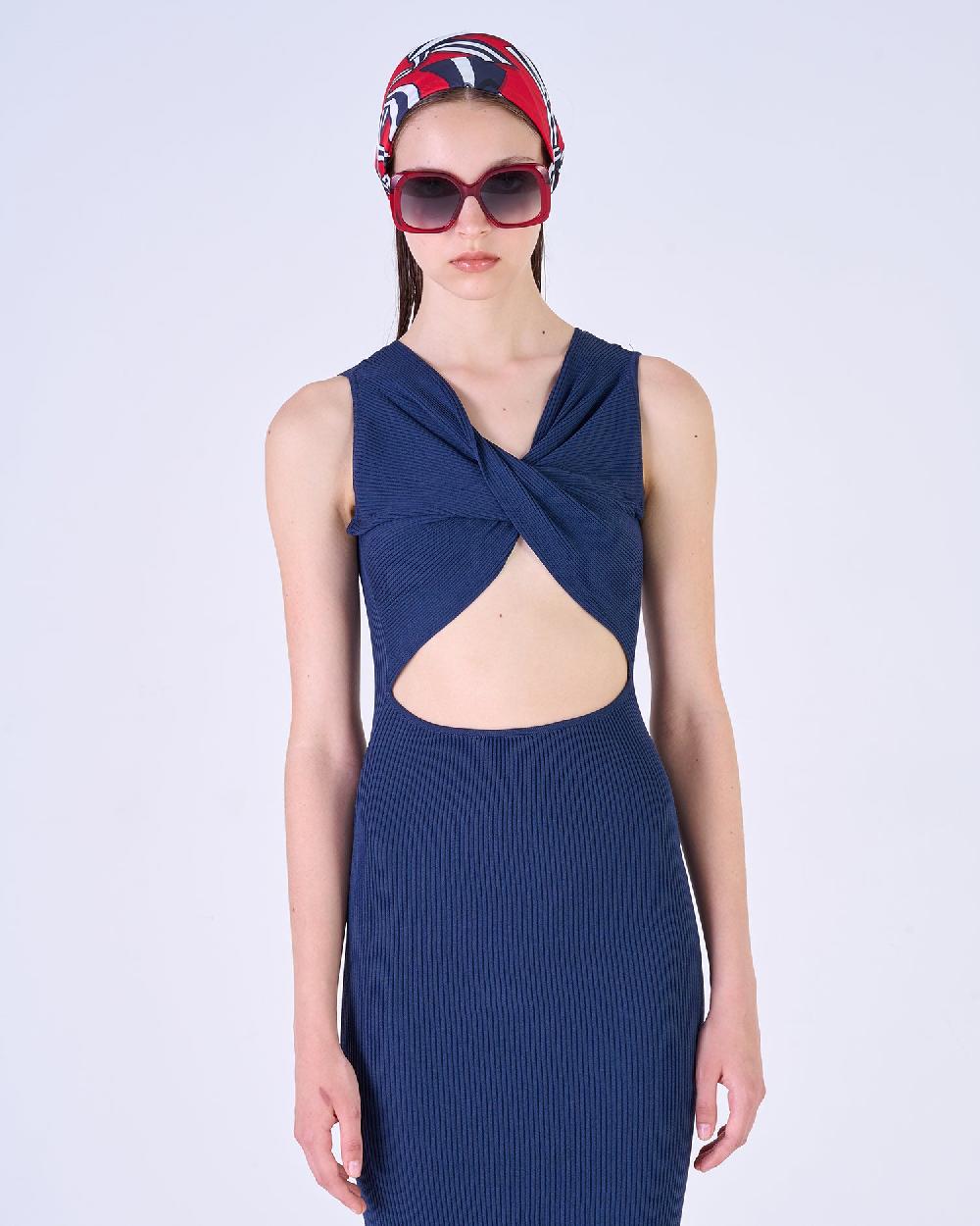 Silvian Heach Abito midi con incrocio Offerta Pasqua