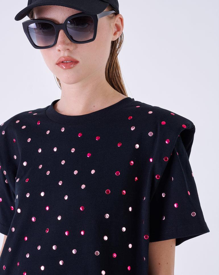 Silvian Heach T-shirt con borchie Latest fashion