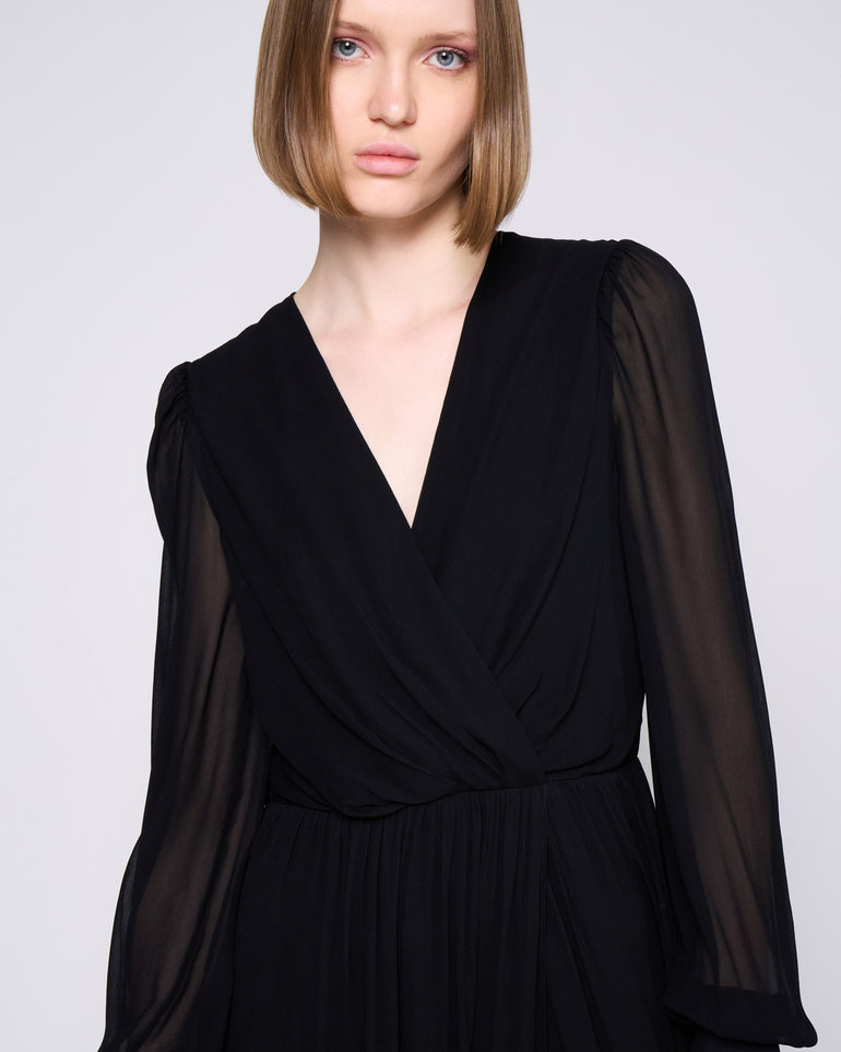 Silvian Heach Abito lungo velato Black Friday Prezzi