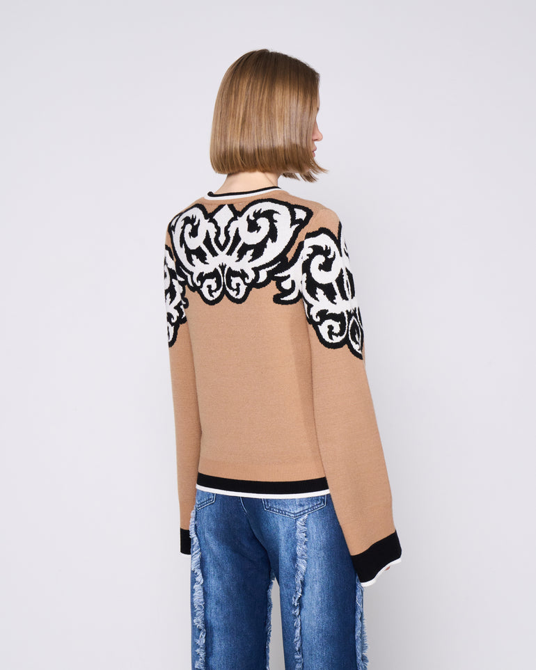 Silvian Heach Maglione con maniche svasate 50% di sconto per tempo limitato