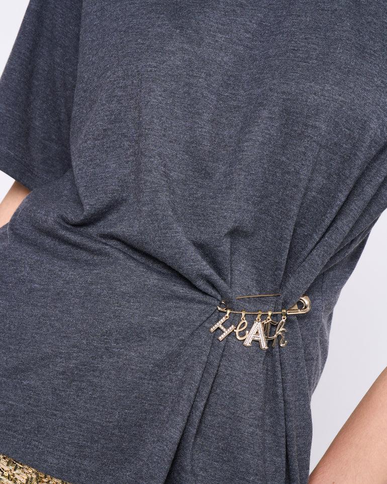 Silvian Heach T-shirt con spilla Acquista Ora