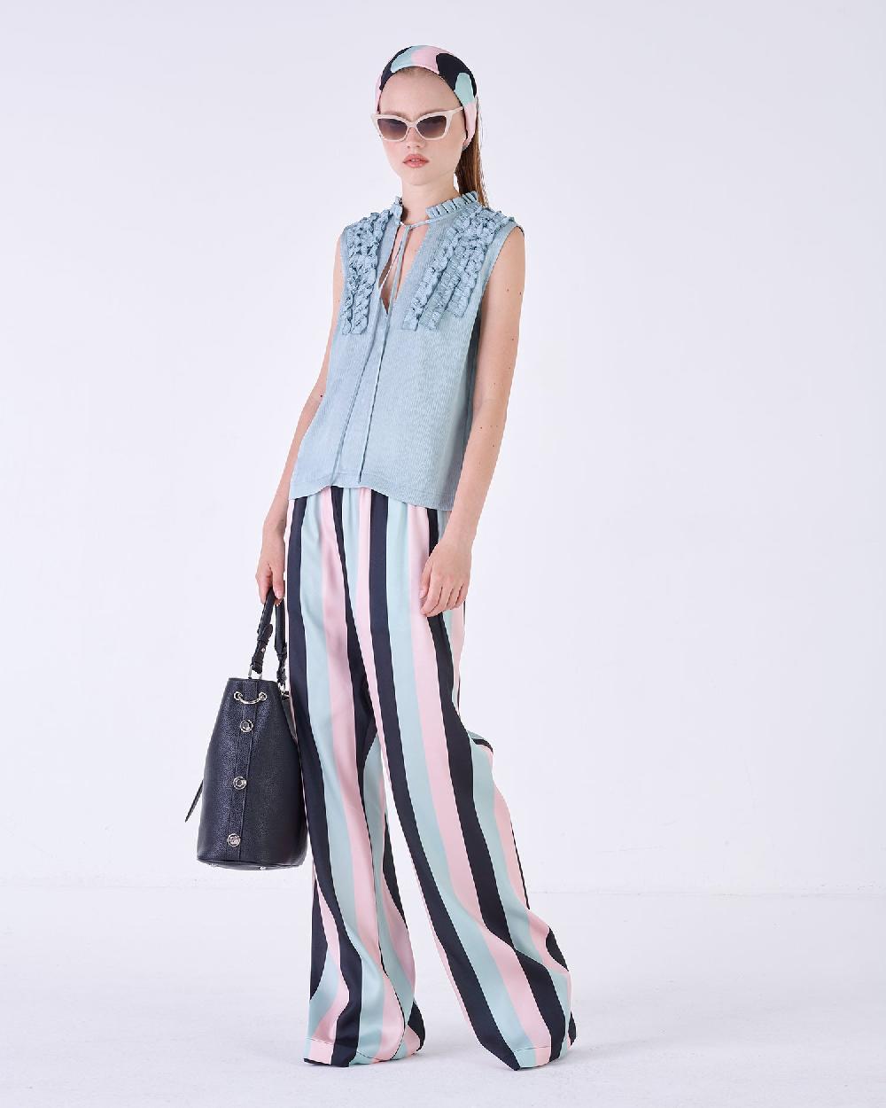 Silvian Heach Top con rouches Sconto