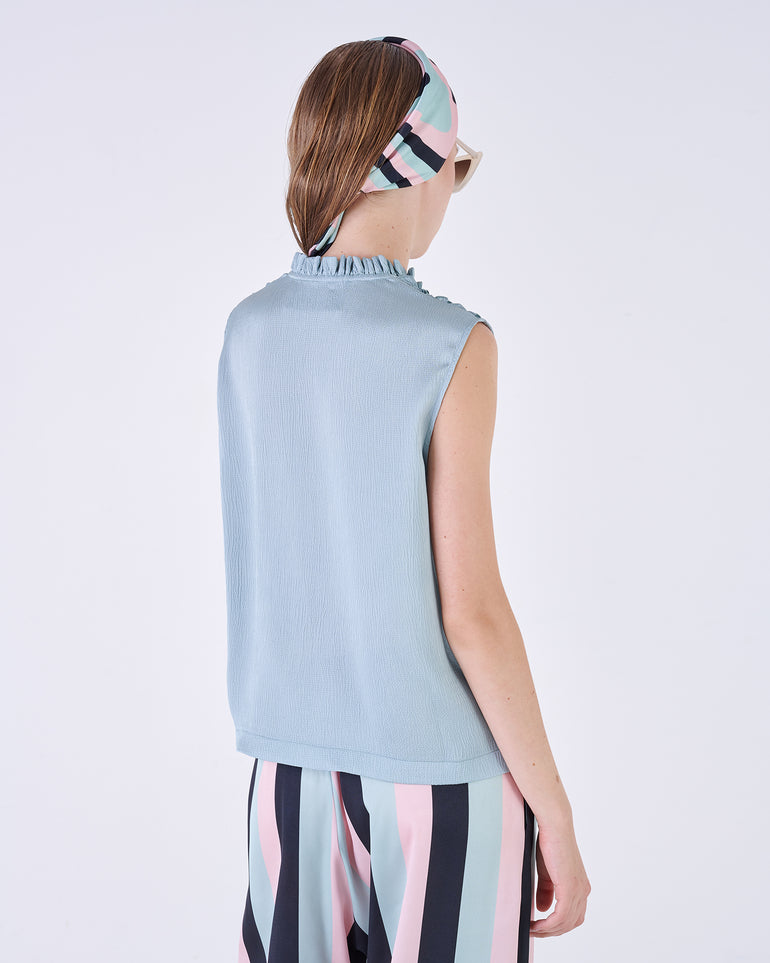 Silvian Heach Top con rouches Sconto