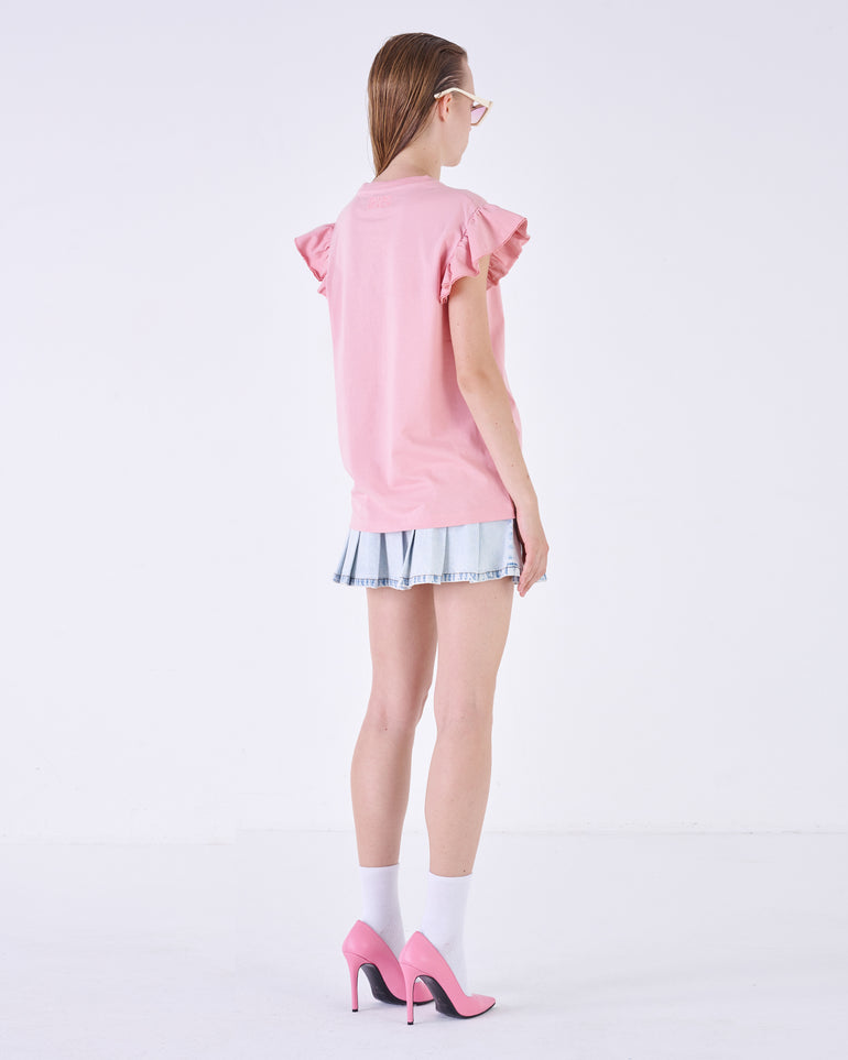Silvian Heach T-shirt con maniche a volant Offerta