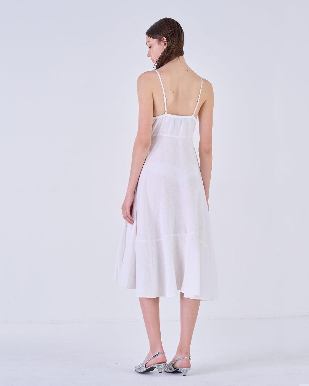 Silvian Heach Abito sottoveste in lino Offerte