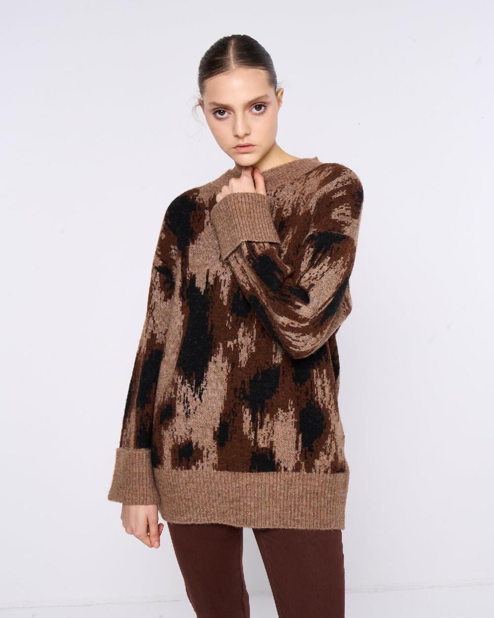 Silvian Heach Maglione oversize a fantasia In Linea