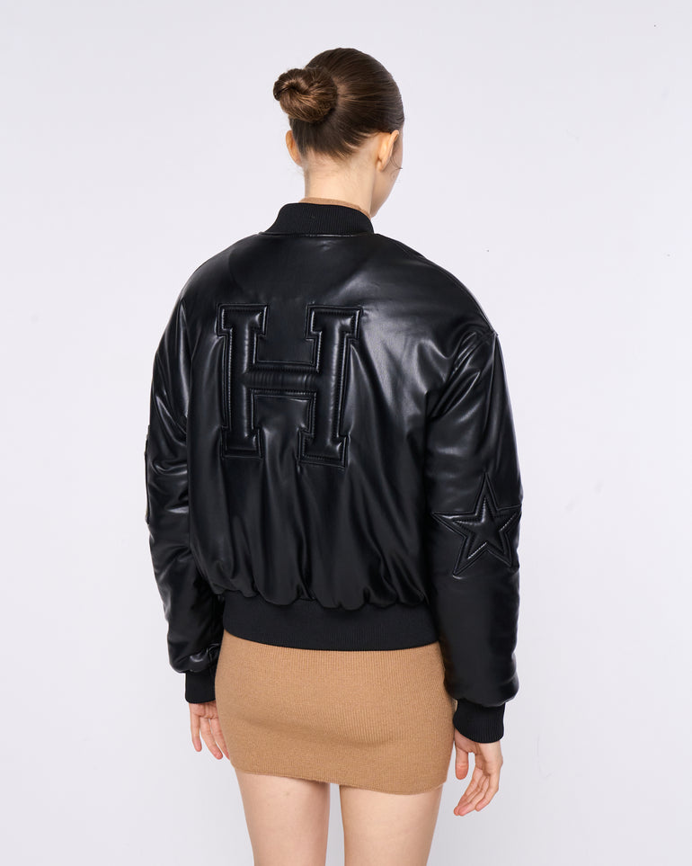 Silvian Heach Bomber in ecopelle Promozione Limitata
