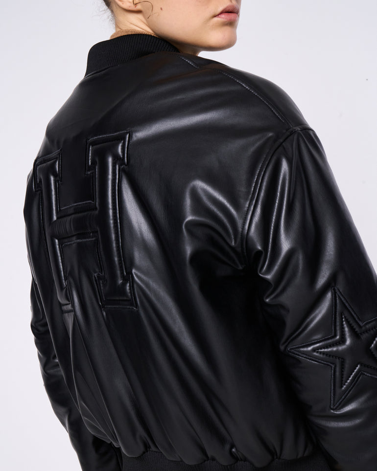 Silvian Heach Bomber in ecopelle Promozione Limitata