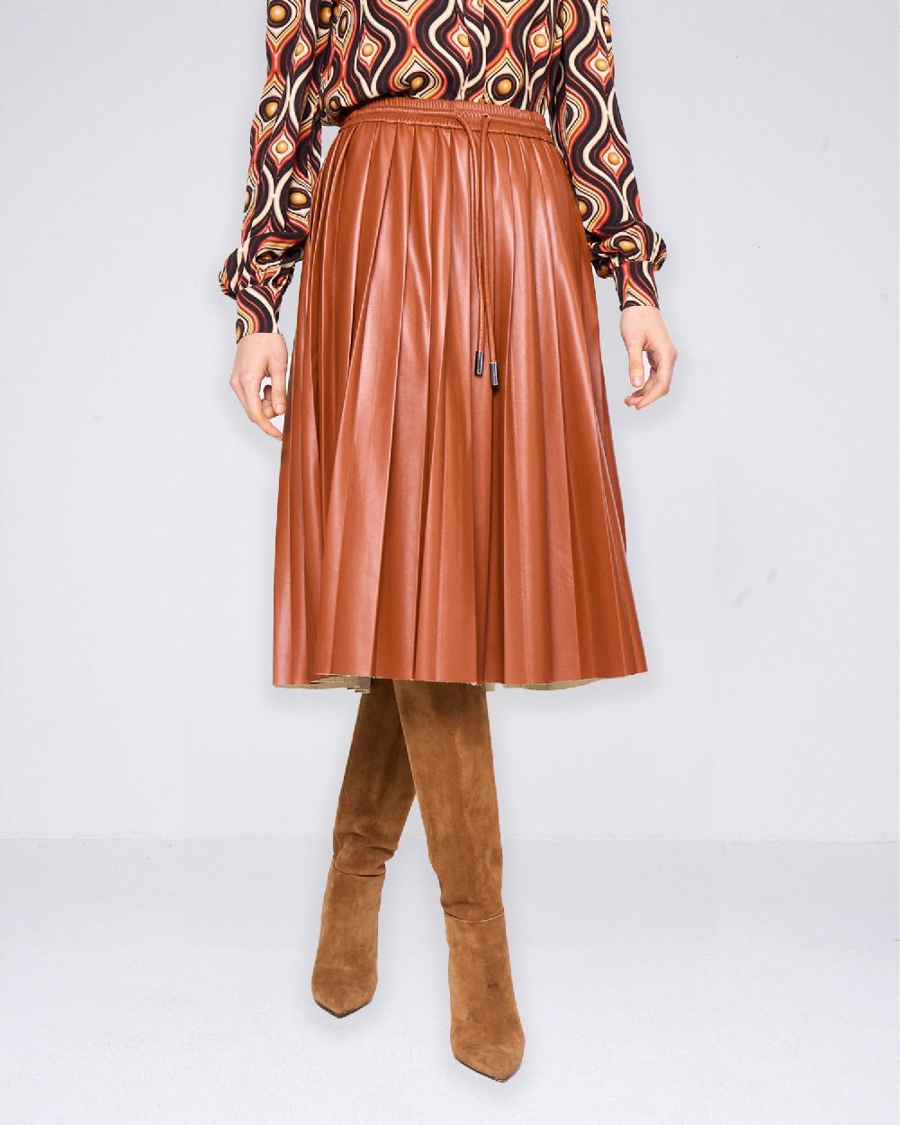 Silvian Heach Gonna midi plissettata Sconto