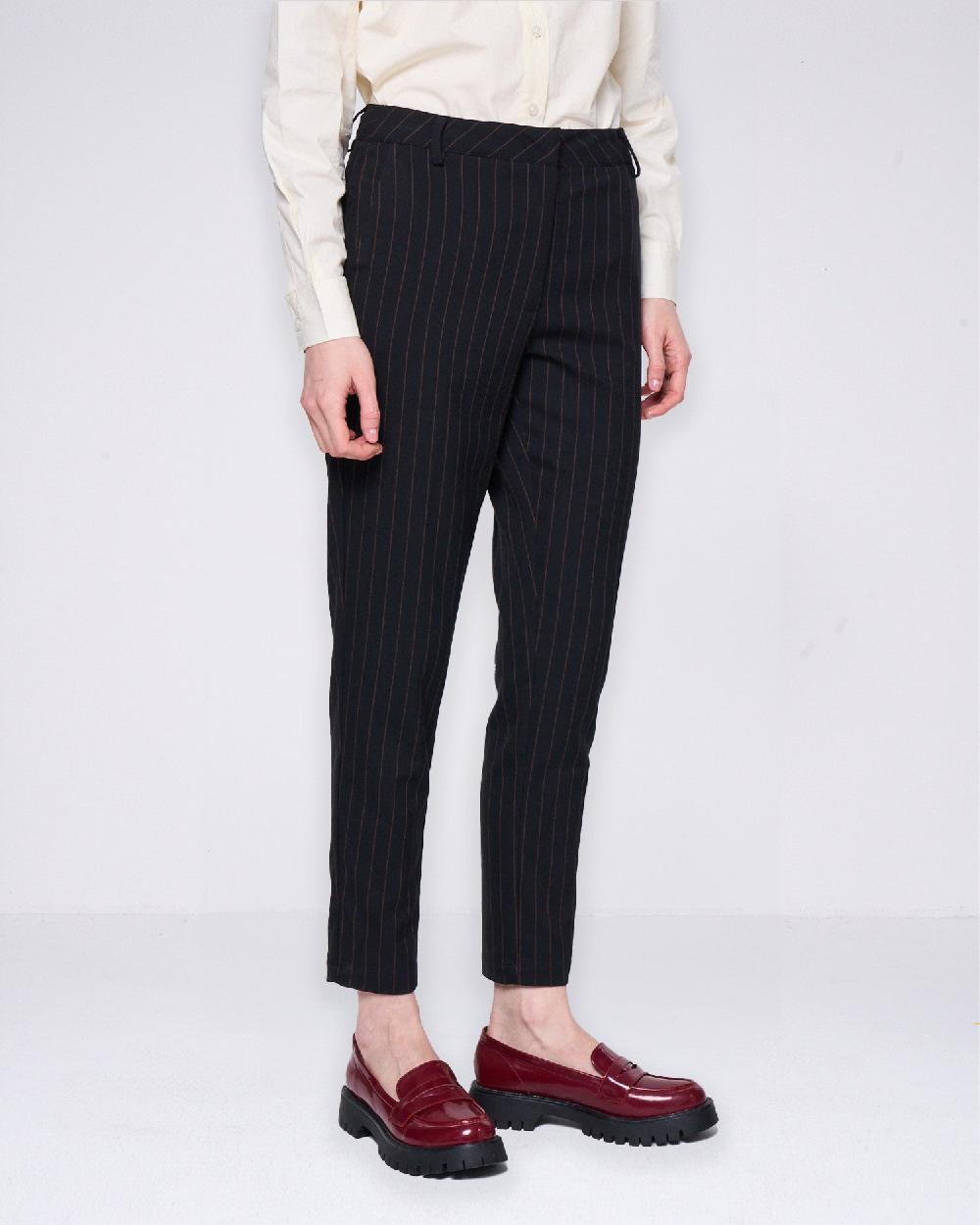 Silvian Heach Pantaloni gessati a sigaretta Saldi