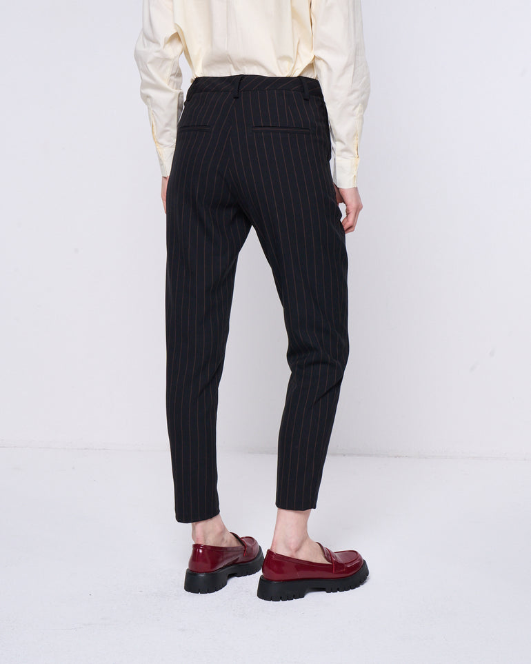 Silvian Heach Pantaloni gessati a sigaretta Saldi