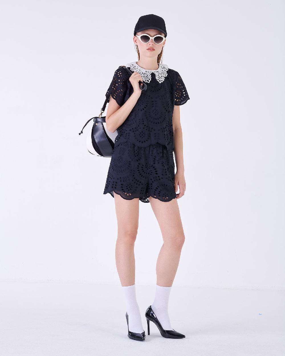 Silvian Heach Blusa in sangallo Consegna Veloce