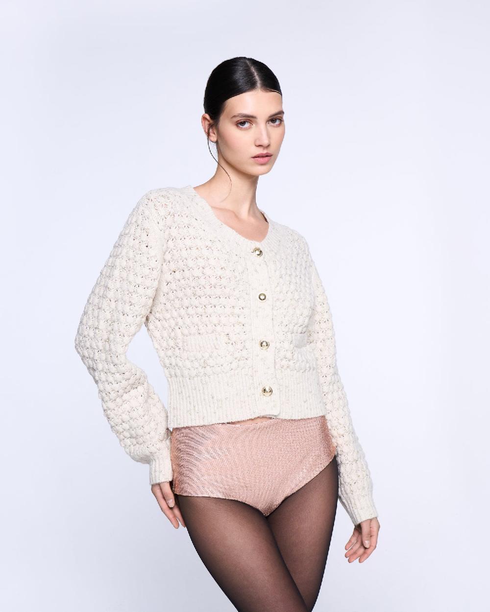 Silvian Heach Cardigan crop lavorato a maglia I Più Venduti