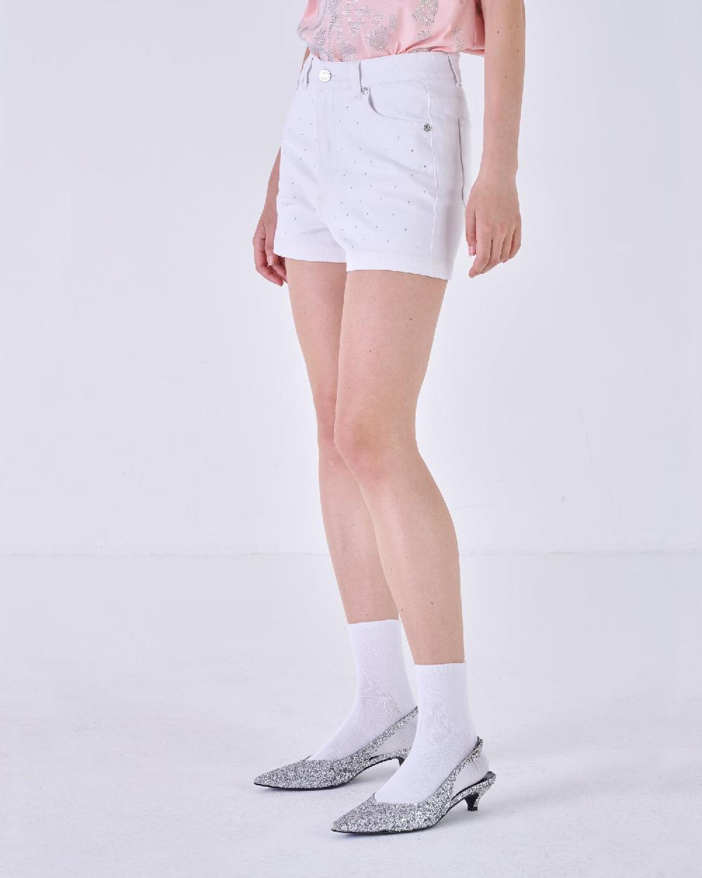 Silvian Heach Shorts con strass Fino Al -60%