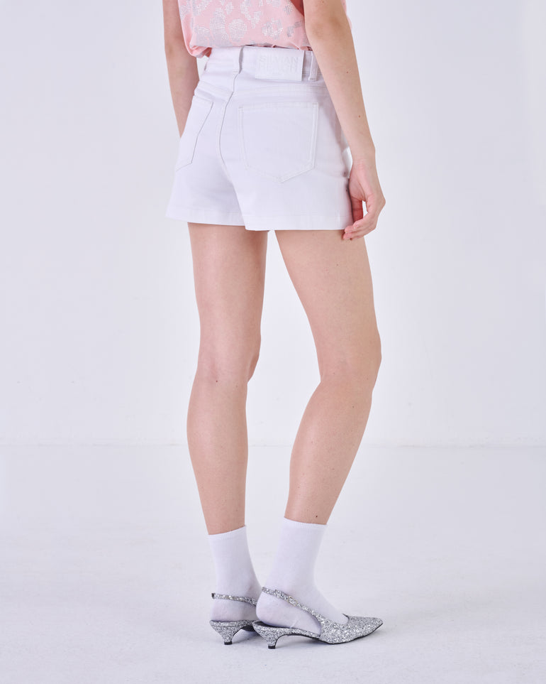 Silvian Heach Shorts con strass Fino Al -60%