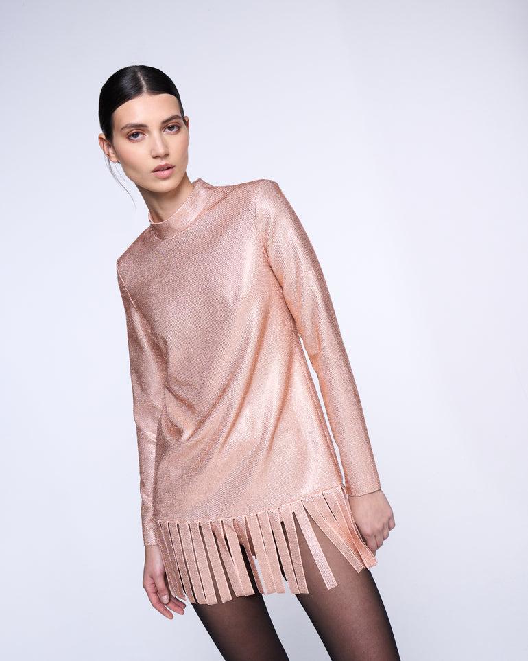 Silvian Heach Abito con frange Nuova