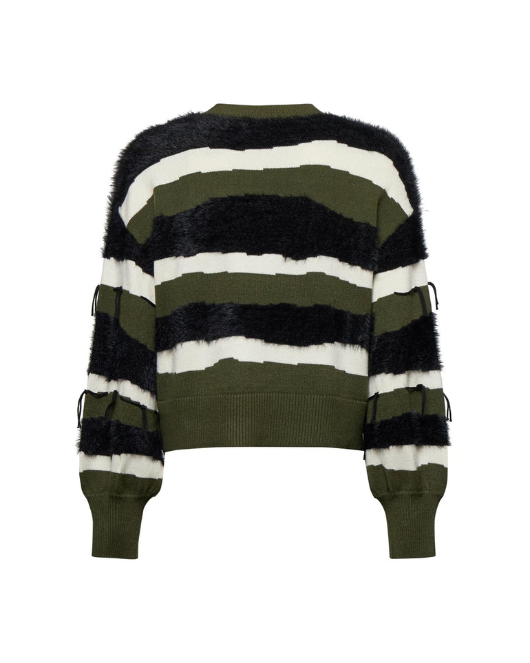 Silvian Heach Maglione multicolor con frange Vendita