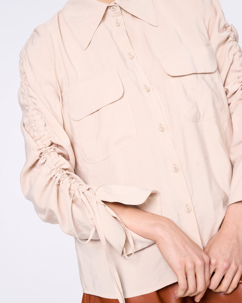 Silvian Heach Camicia con maniche arricciate Presa