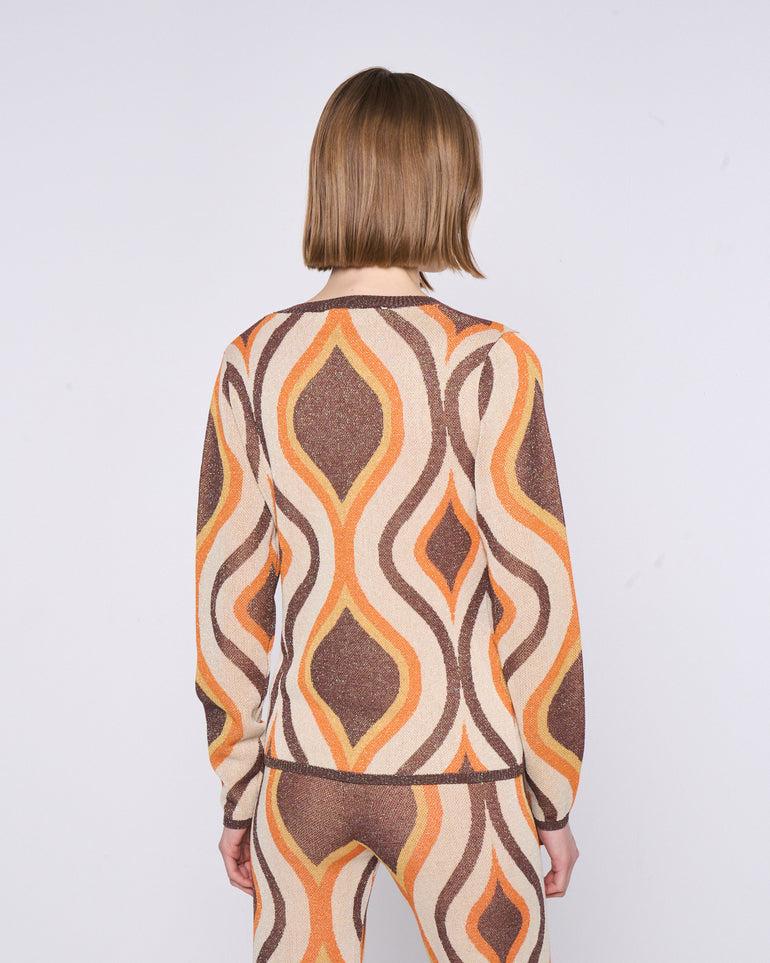 Silvian Heach Maglia a fantasia il lurex In Saldo