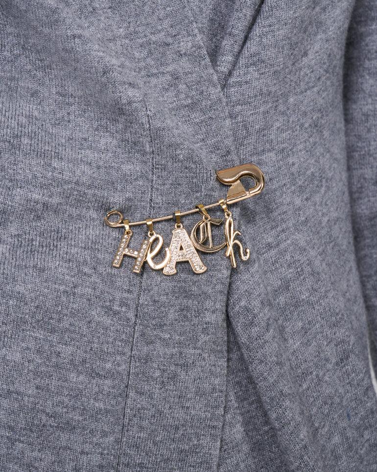 Silvian Heach Cardigan lungo con spilla Vendita