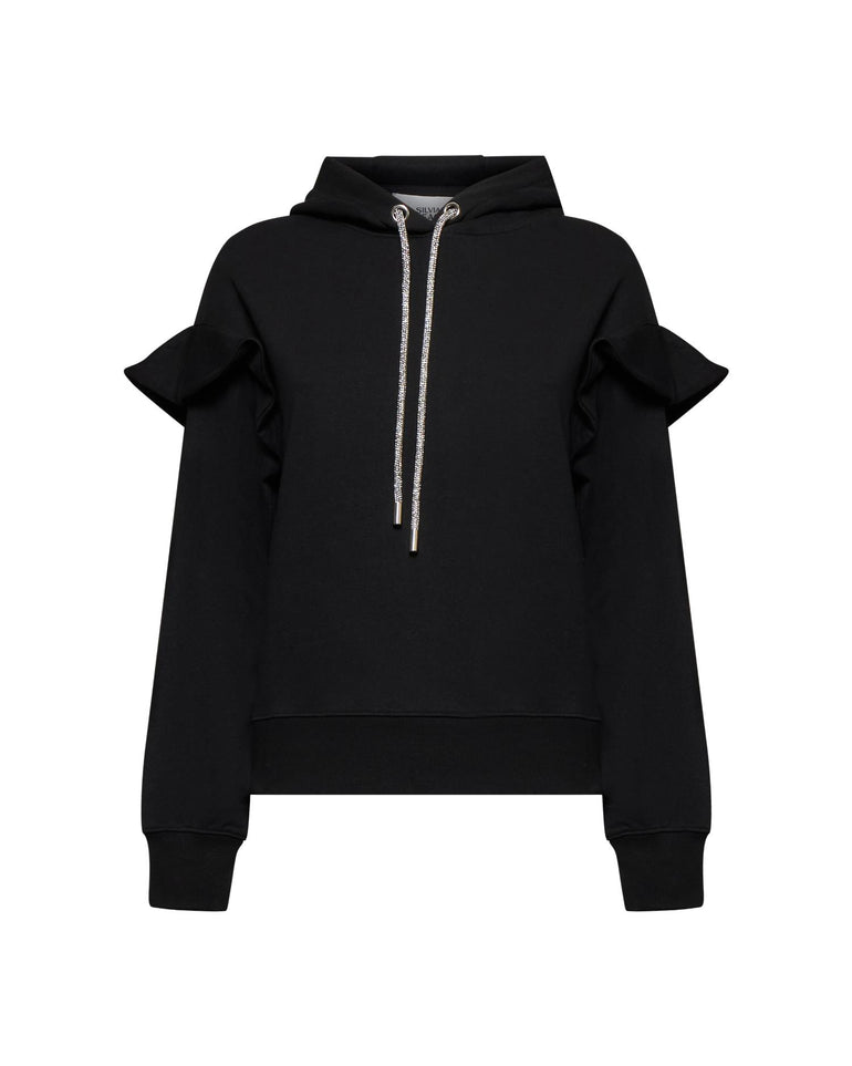 Silvian Heach Felpa con volant Sconto