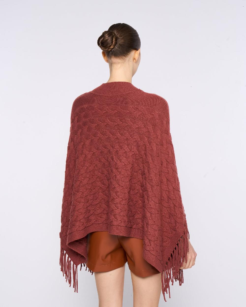 Silvian Heach Poncho in maglia intrecciata Hotsell