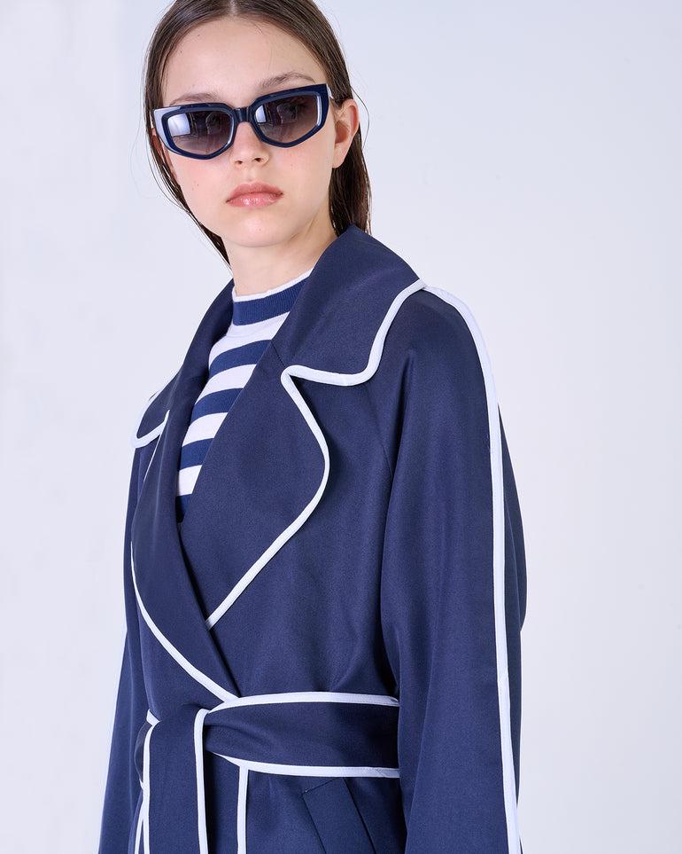 Silvian Heach Trench con bordi a contrasto Promozione