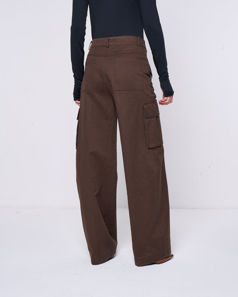 Silvian Heach Pantalone cargo gamba larga Italy