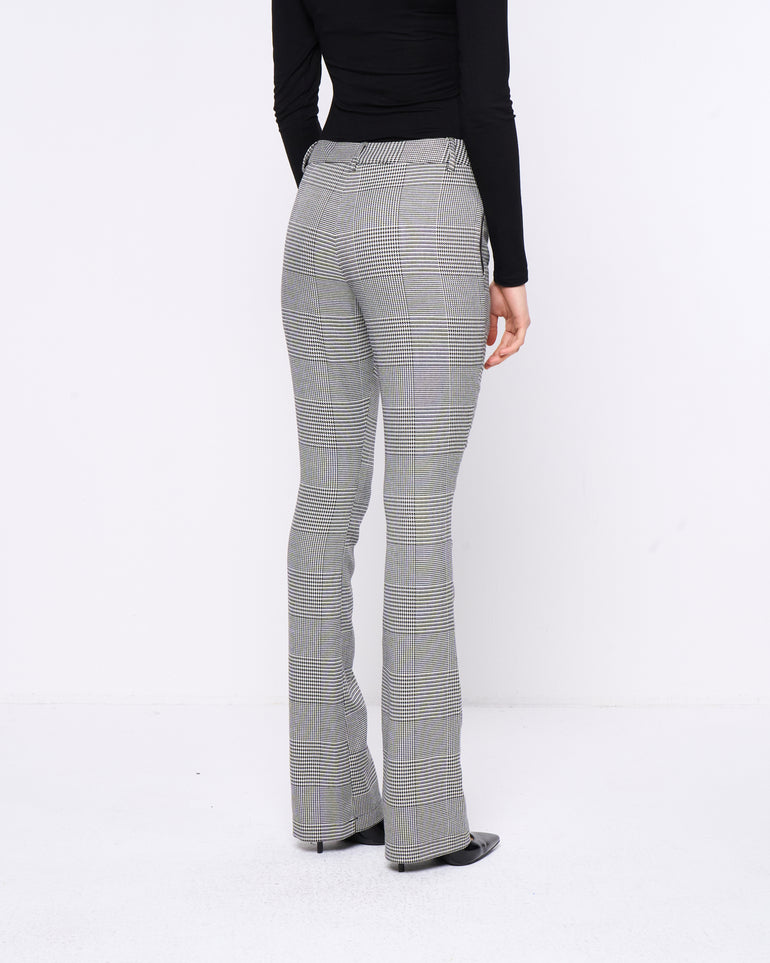 Silvian Heach Pantaloni flare a quadri Nuovo