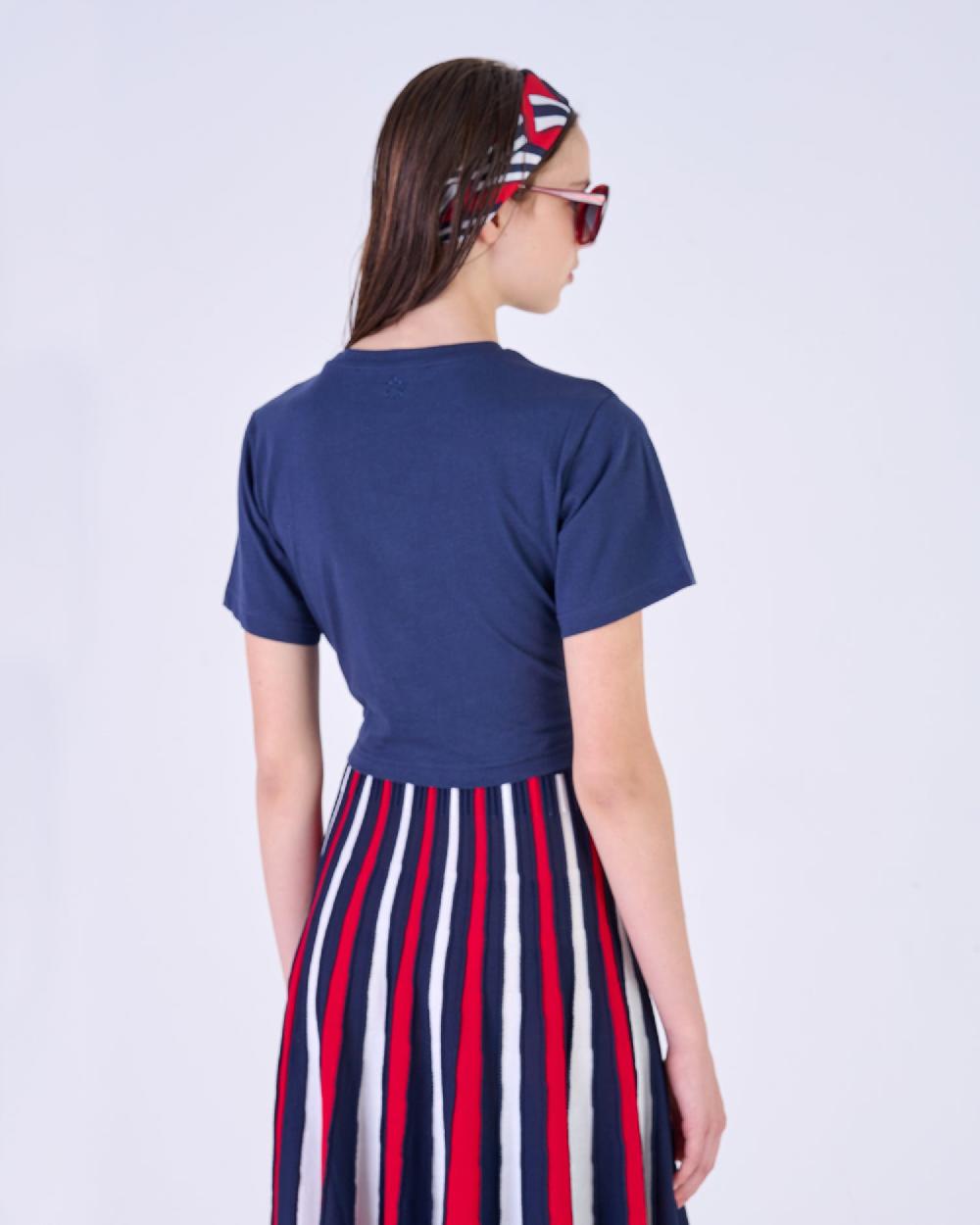 Silvian Heach T-shirt con arricciature Prezzo Ridotto