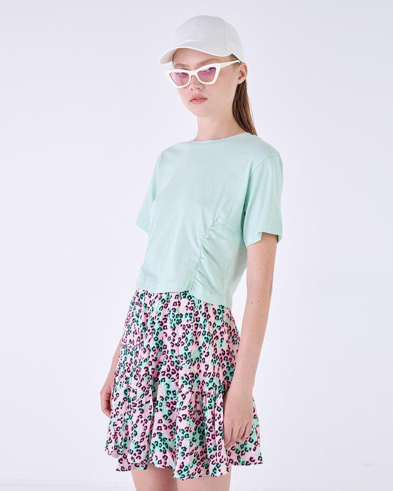 Silvian Heach T-shirt con arricciature Prezzo Ridotto