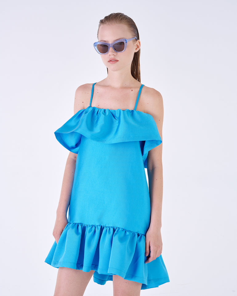 Silvian Heach Abito con balze Sottocosto
