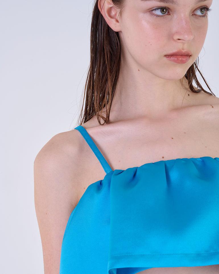 Silvian Heach Top crop con balza Convenienza