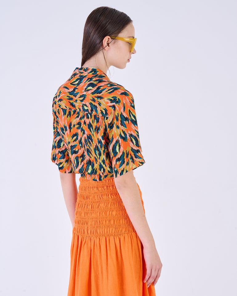 Silvian Heach Camicia cropped maculata Offerte
