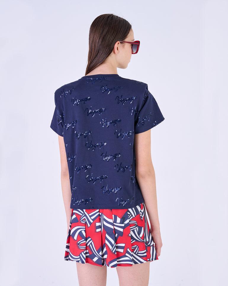 Silvian Heach T-shirt con applicazioni Saldi Di Fabbrica