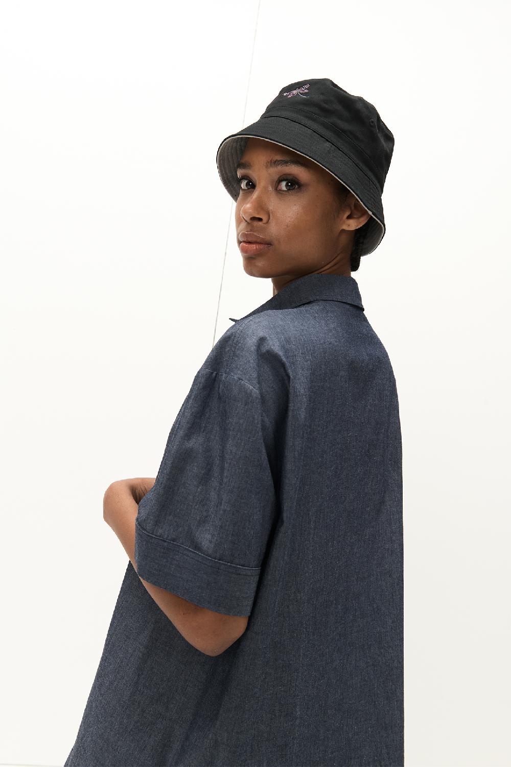 Soallure CAPPELLO BUCKET CON RICAMO Spedizione Gratuita