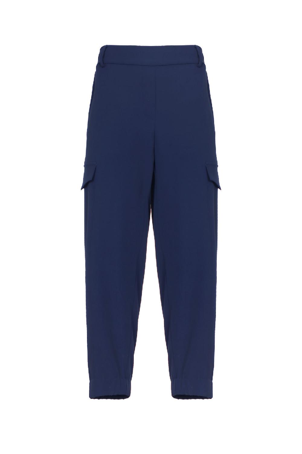 Soallure PANTALONE BASIC CARGO IN CREPE