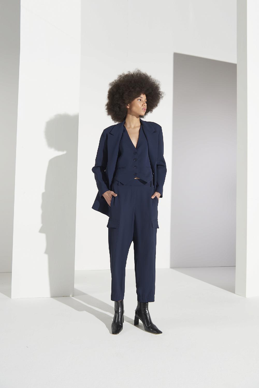 Soallure PANTALONE BASIC CARGO IN CREPE Affare Del Giorno