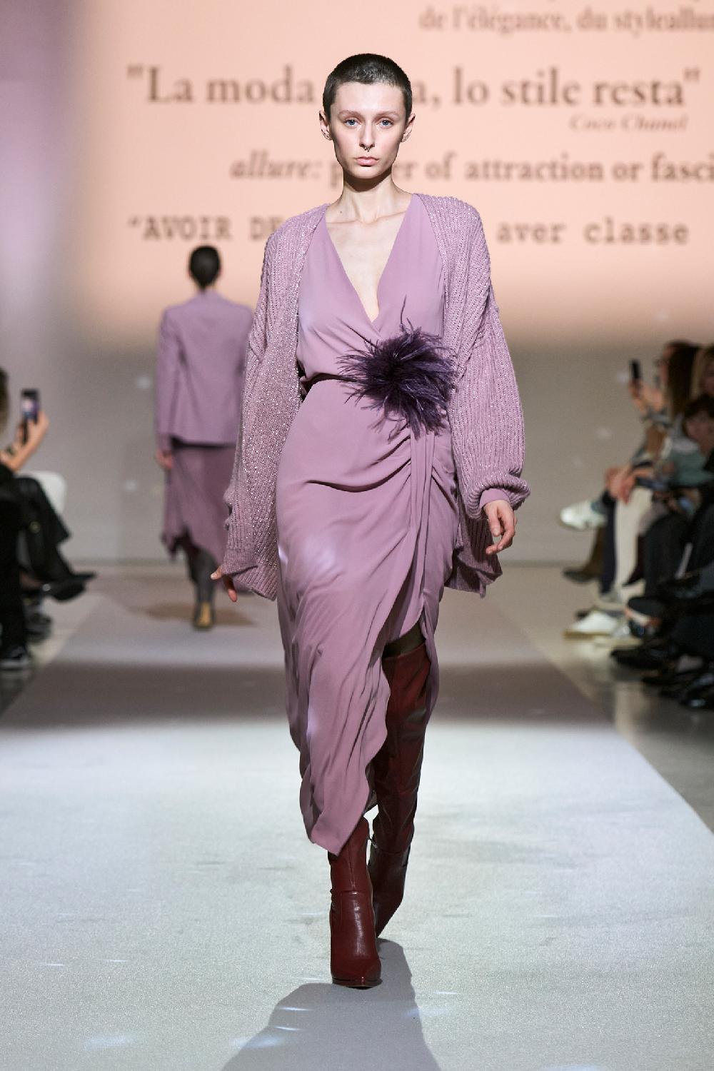 Soallure ABITO AD INCROCIO MIDI IN GEORGETTE Italia