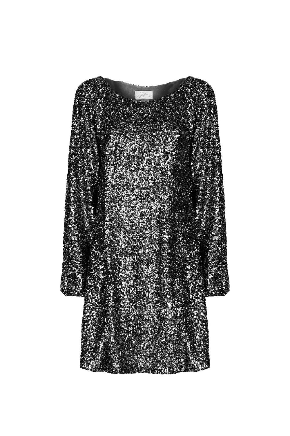 Soallure ABITO TUNICA CON SCOLLO A BARCHETTA PAILLETTES Acquista Ora