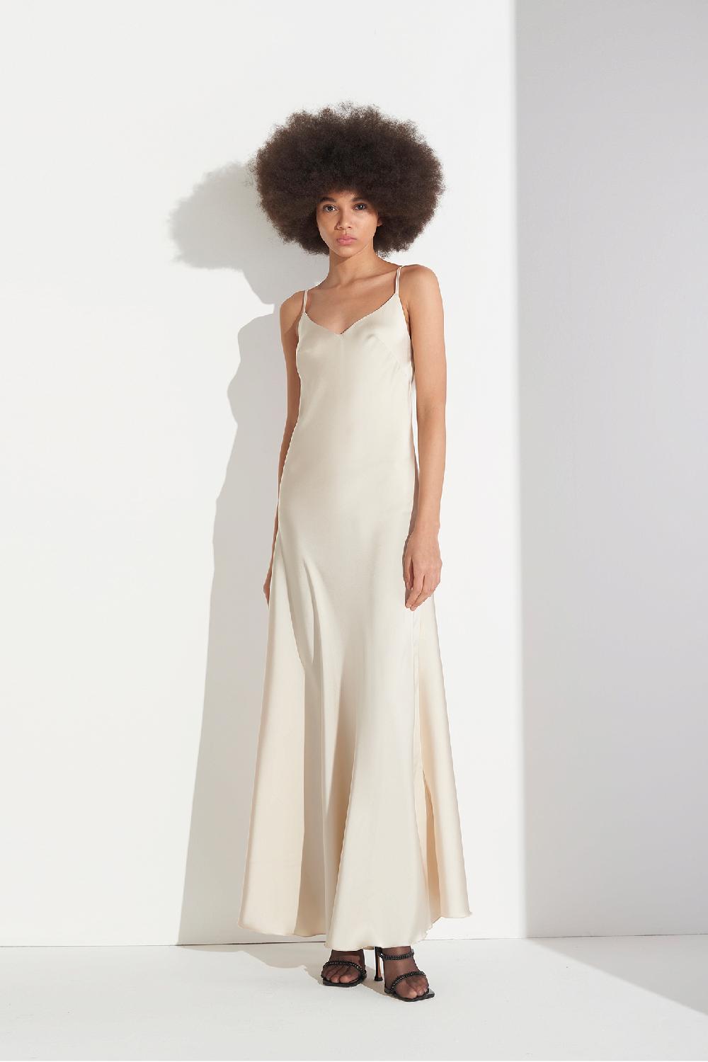 Soallure ABITO MIDI SOTTOVESTE IN RASO Acquista Ora