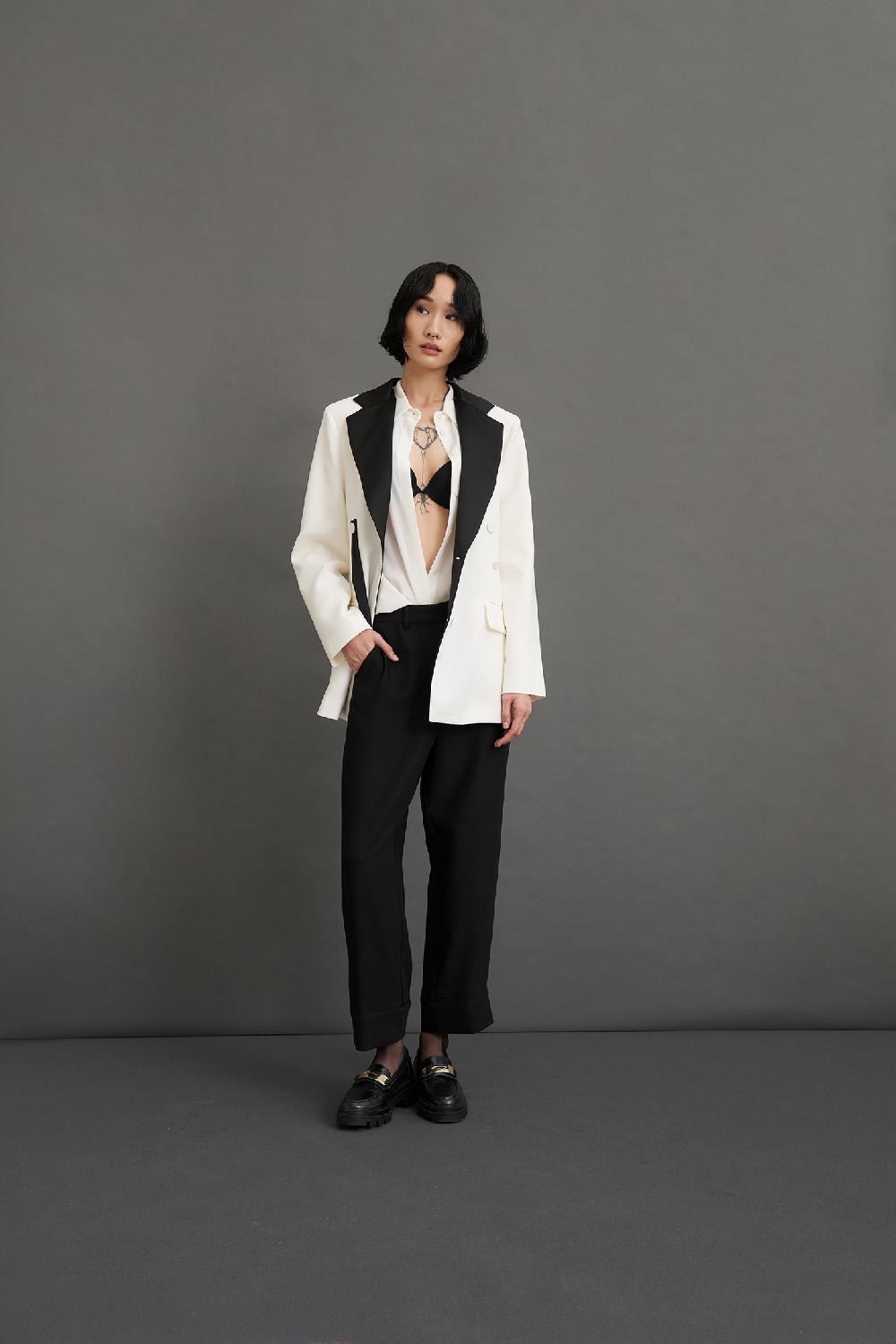 Soallure PANTALONE 7/8 CON RISVOLTO ALTO Novità