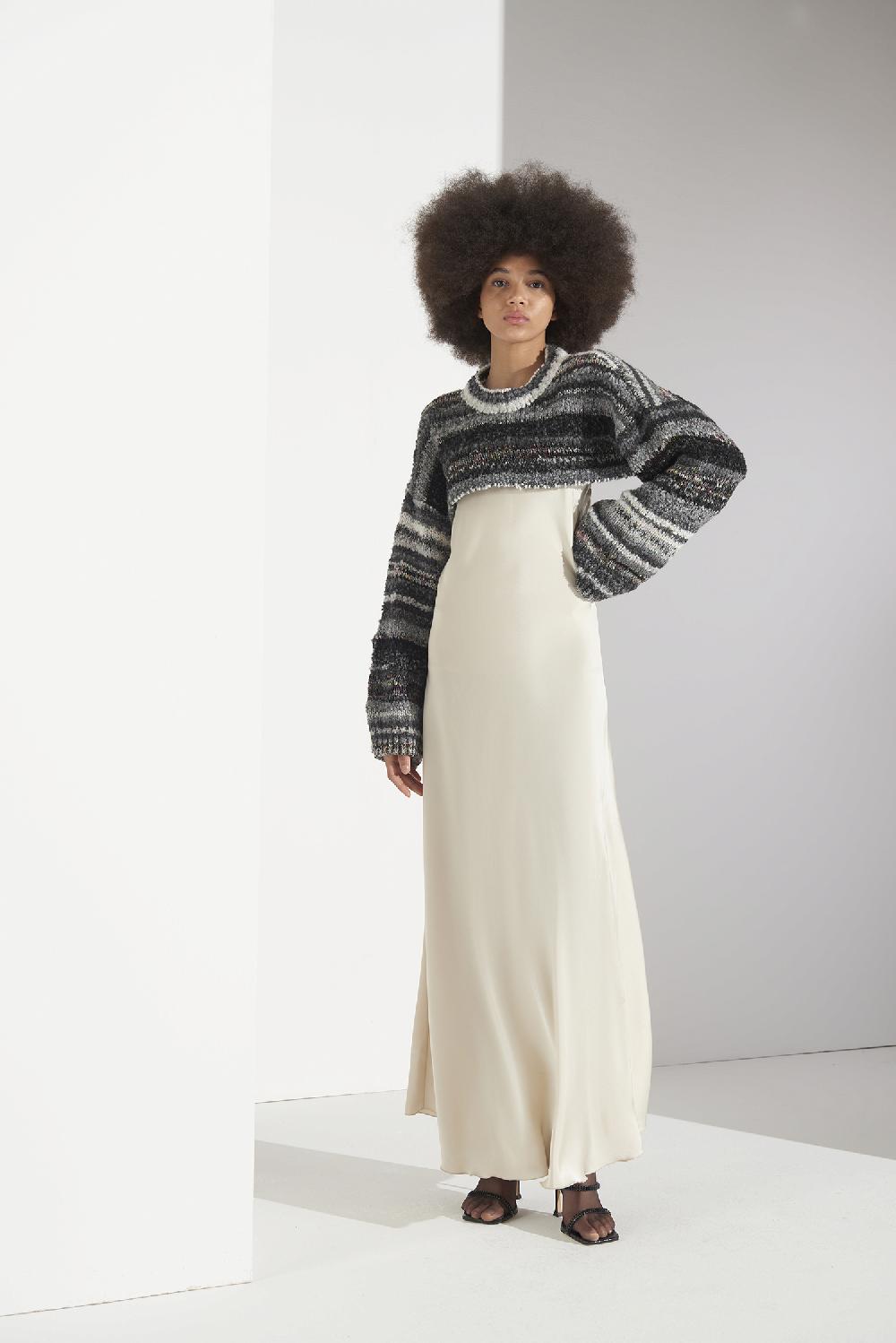 Soallure MAGLIA CROP MULTICOLOR Hotsell