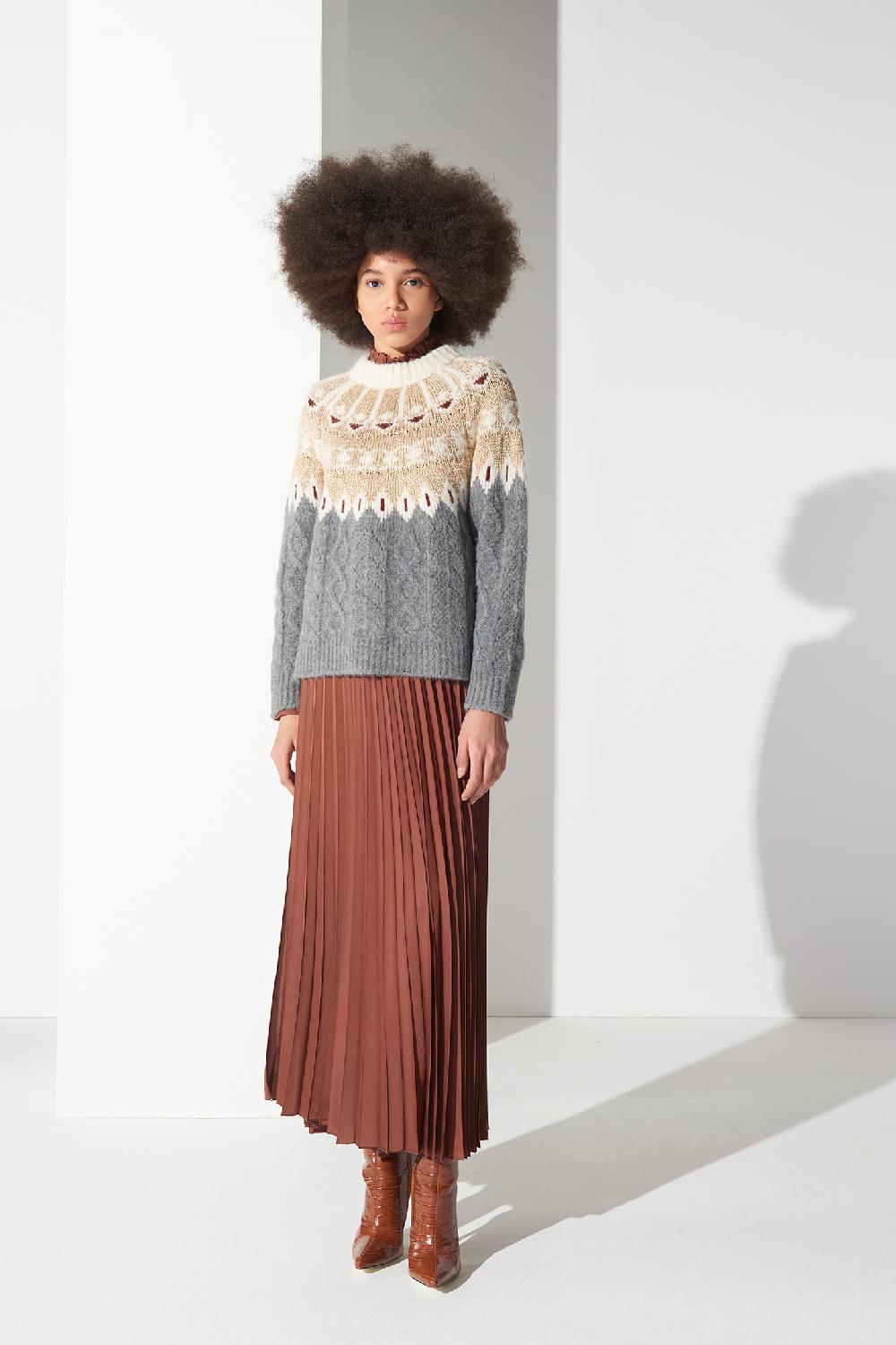 Soallure MAGLIA GIRO COLLO MOUNTAIN Vendita Economica